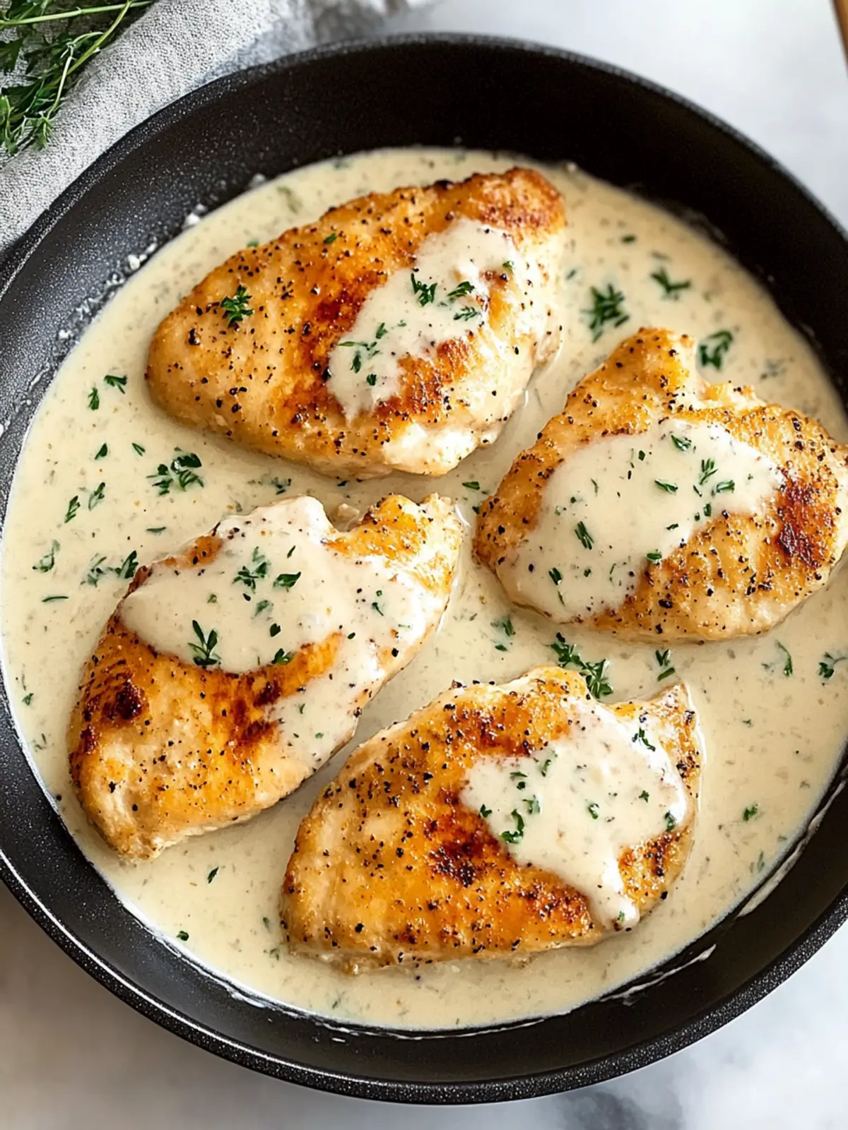 Easy Creamy Ranch Chicken Ready in Just 20 Minutes 4 Creamy Ranch Chicken