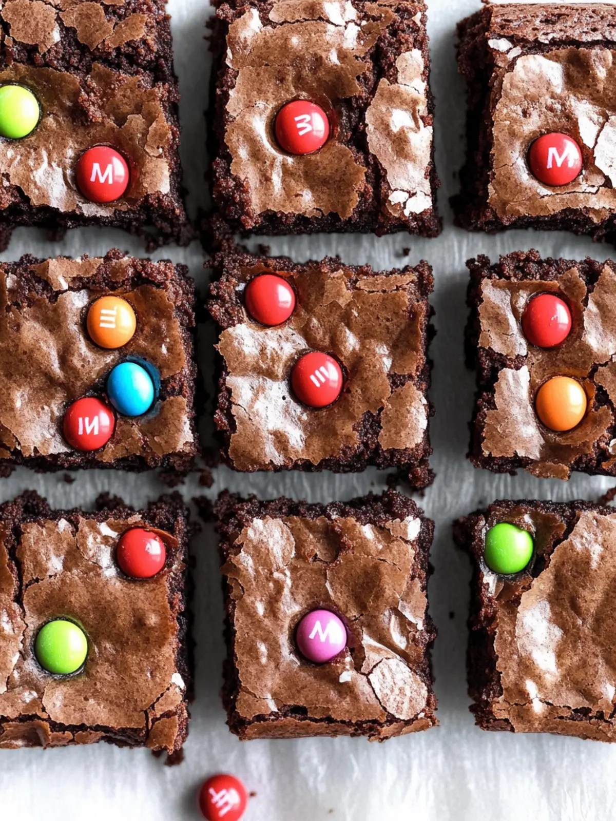 Fudgy M&M’s Brownies That Will Sweeten Your Day 4 M&M’s Brownies
