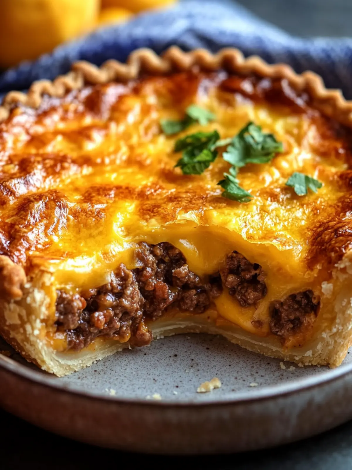 Savor the Comfort of Homemade Cheeseburger Pie Bliss 2 Homemade Cheeseburger Pie