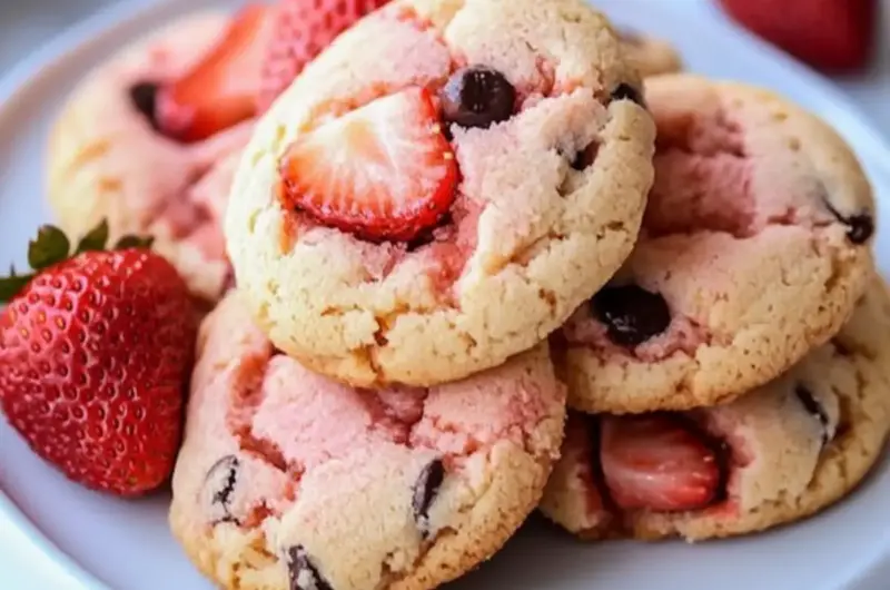 Strawberry Cookies