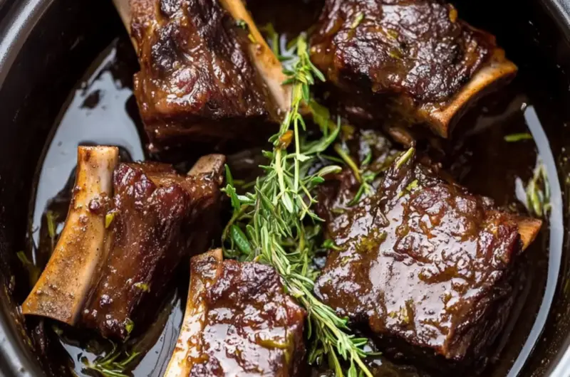 Slow Cooker Beef Short Ribs