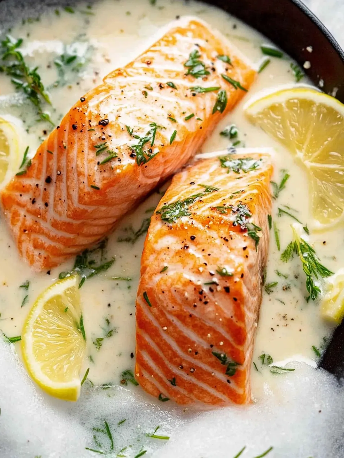 Creamy Salmon with Herb Sauce Ready in Just 15 Minutes 5 Salmon with Herb