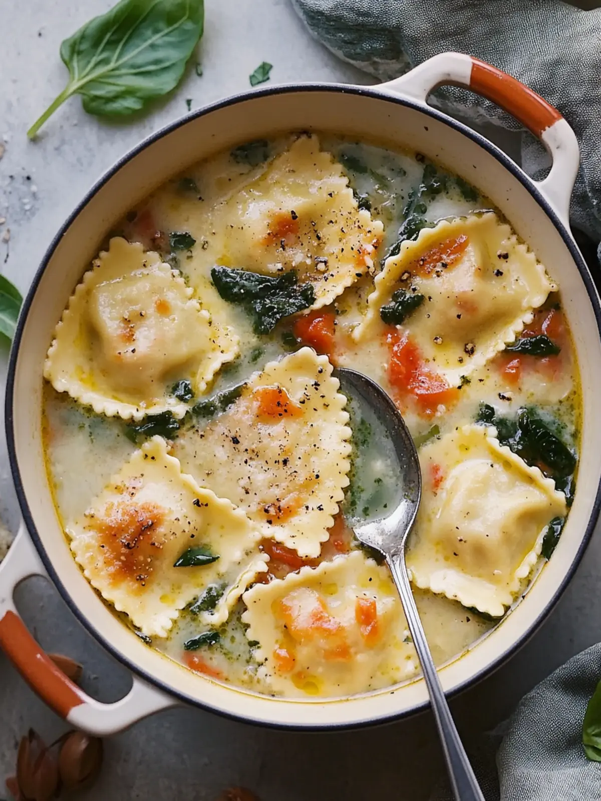 Creamy Tuscan Ravioli Soup: Your Cozy Weeknight Comfort 5 Tuscan Ravioli Soup