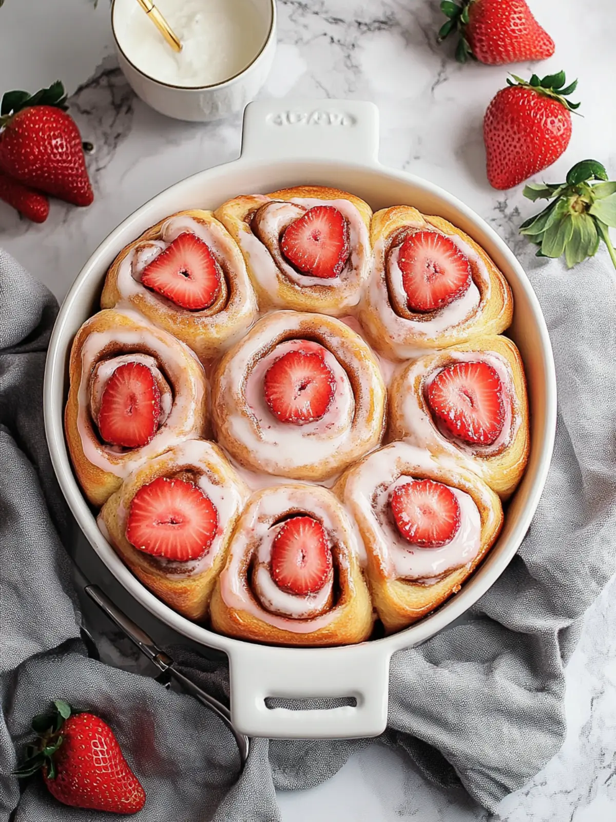 Heavenly Strawberry Cinnamon Rolls You’ll Crave Daily 2 Strawberry Cinnamon Rolls
