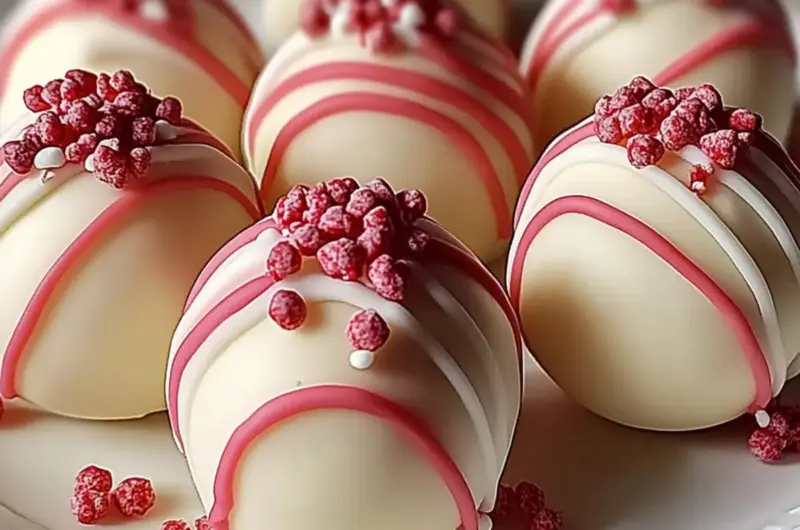Strawberry Cheesecake Truffle Balls