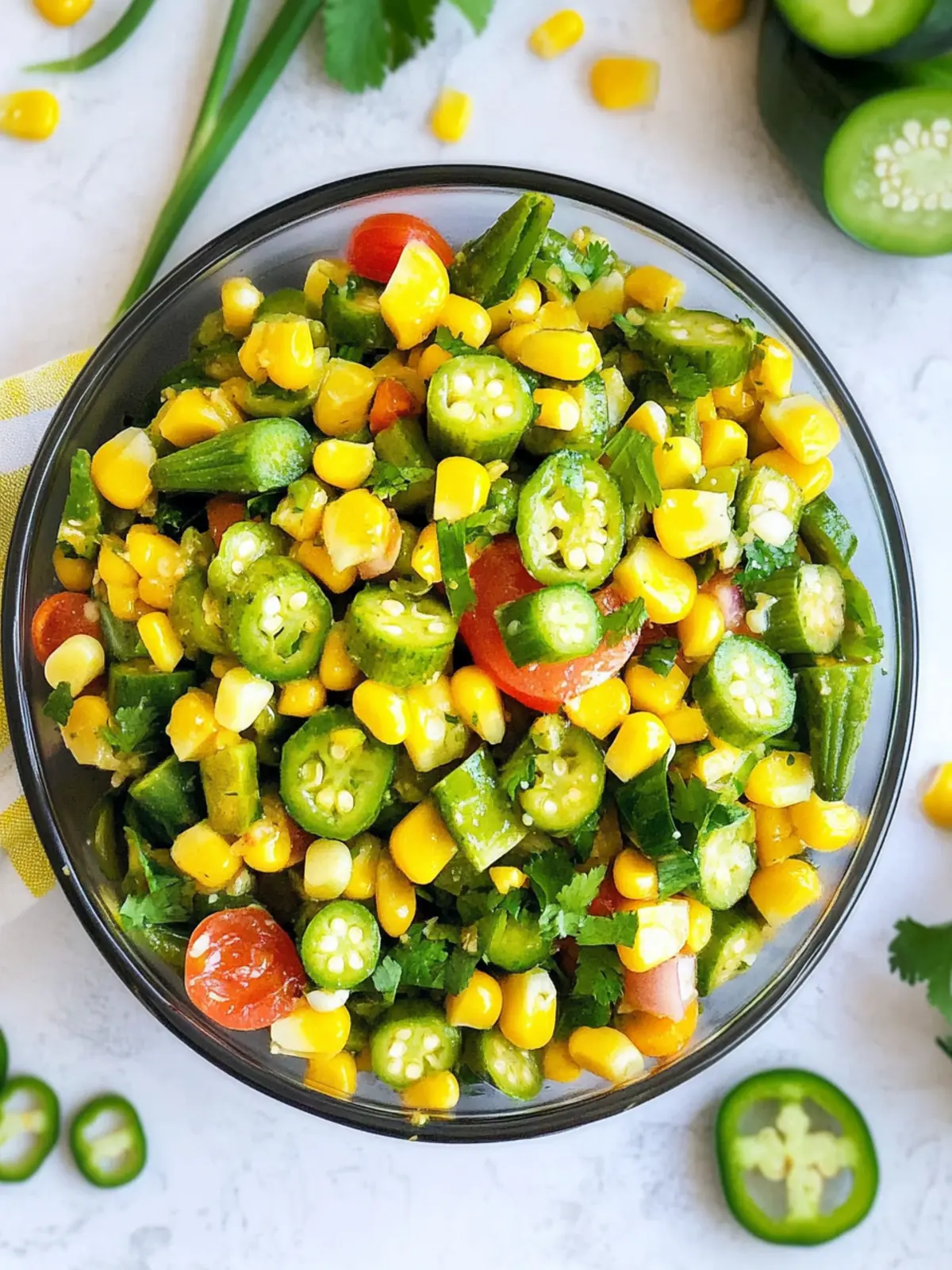 Spicy Okra & Corn Salsa That Will Ignite Your Taste Buds 4 Spicy Okra & Corn Salsa