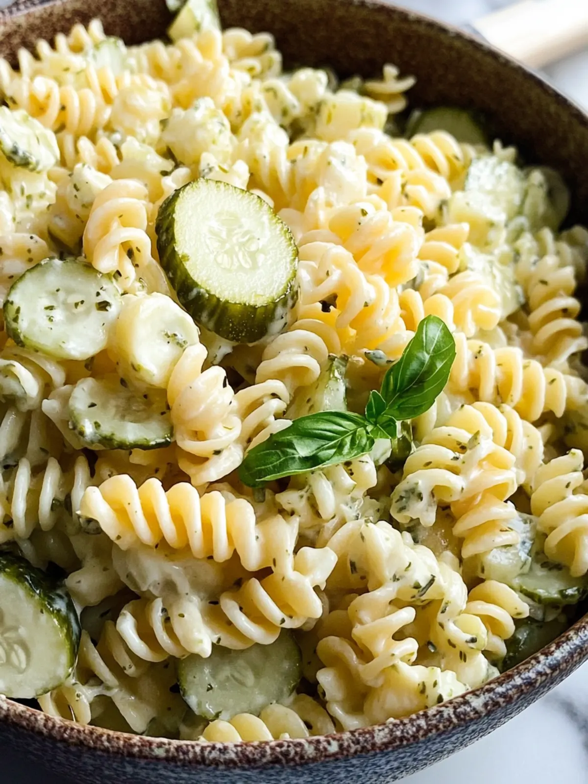 Dill Pickle Pasta Salad That Will Wow Your Summer BBQ Guests 4 Dill Pickle Pasta Salad