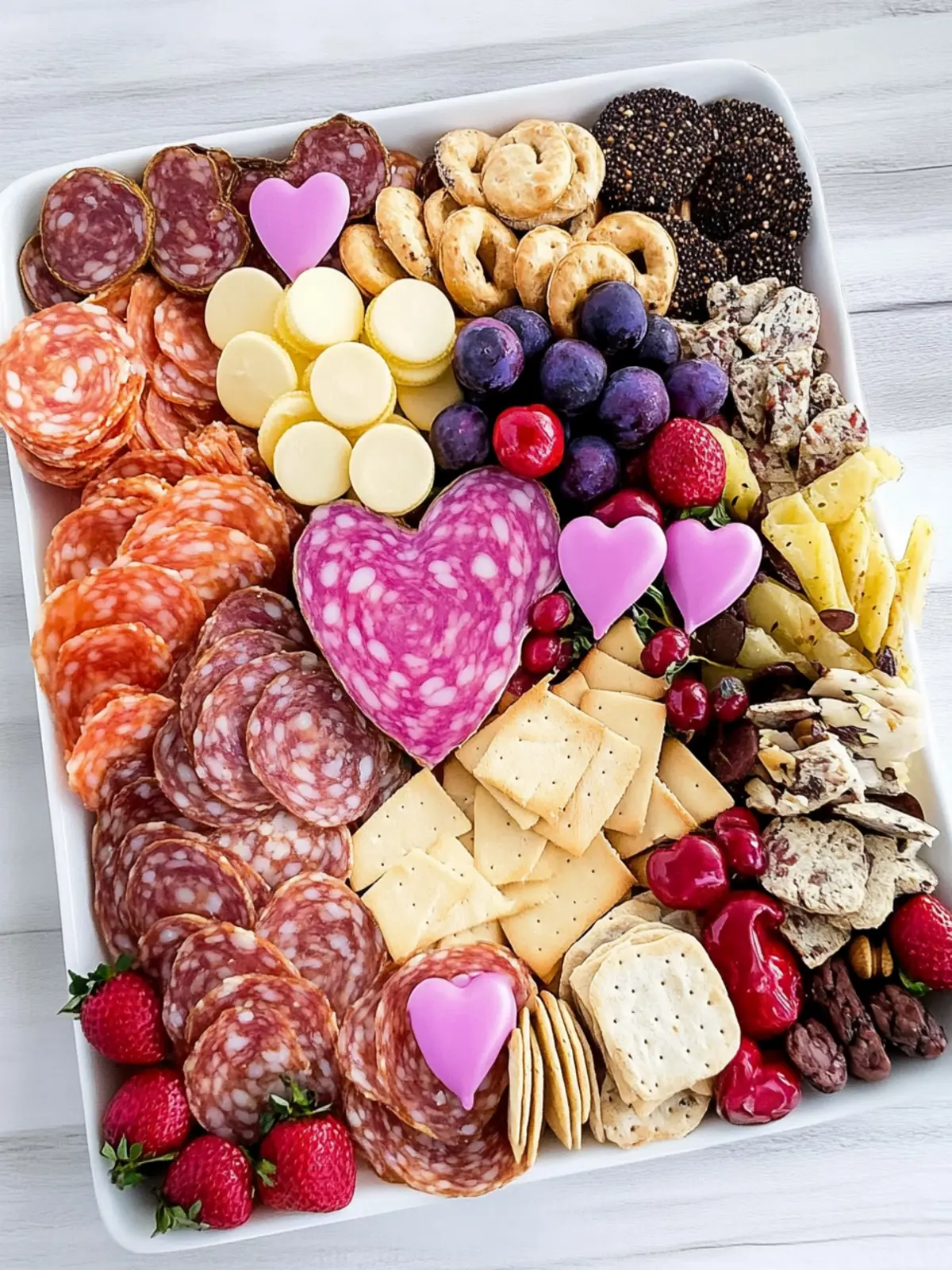 Colorful Valentine’s Day Charcuterie Board for Sweet Moments 4 Valentine’s Day Charcuterie Board