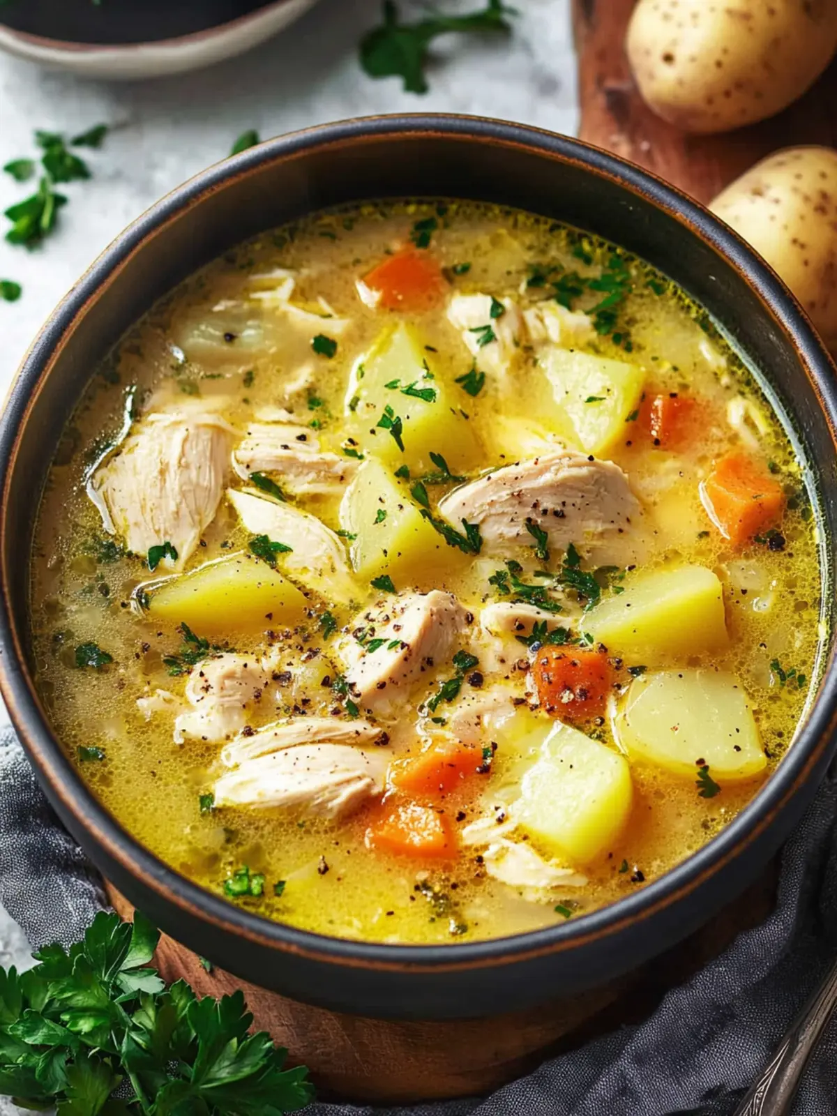 Hearty Chicken Soup with Potatoes: A Cozy Comfort Meal 5 Chicken Soup with Potatoes