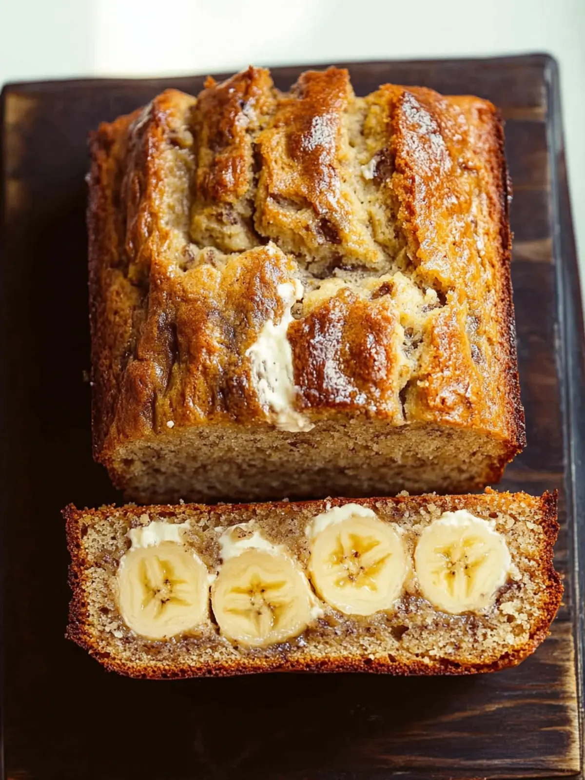 Cream Cheese-Filled Banana Bread That Will Change Your Mornings 5 Cream Cheese-Filled Banana Bread