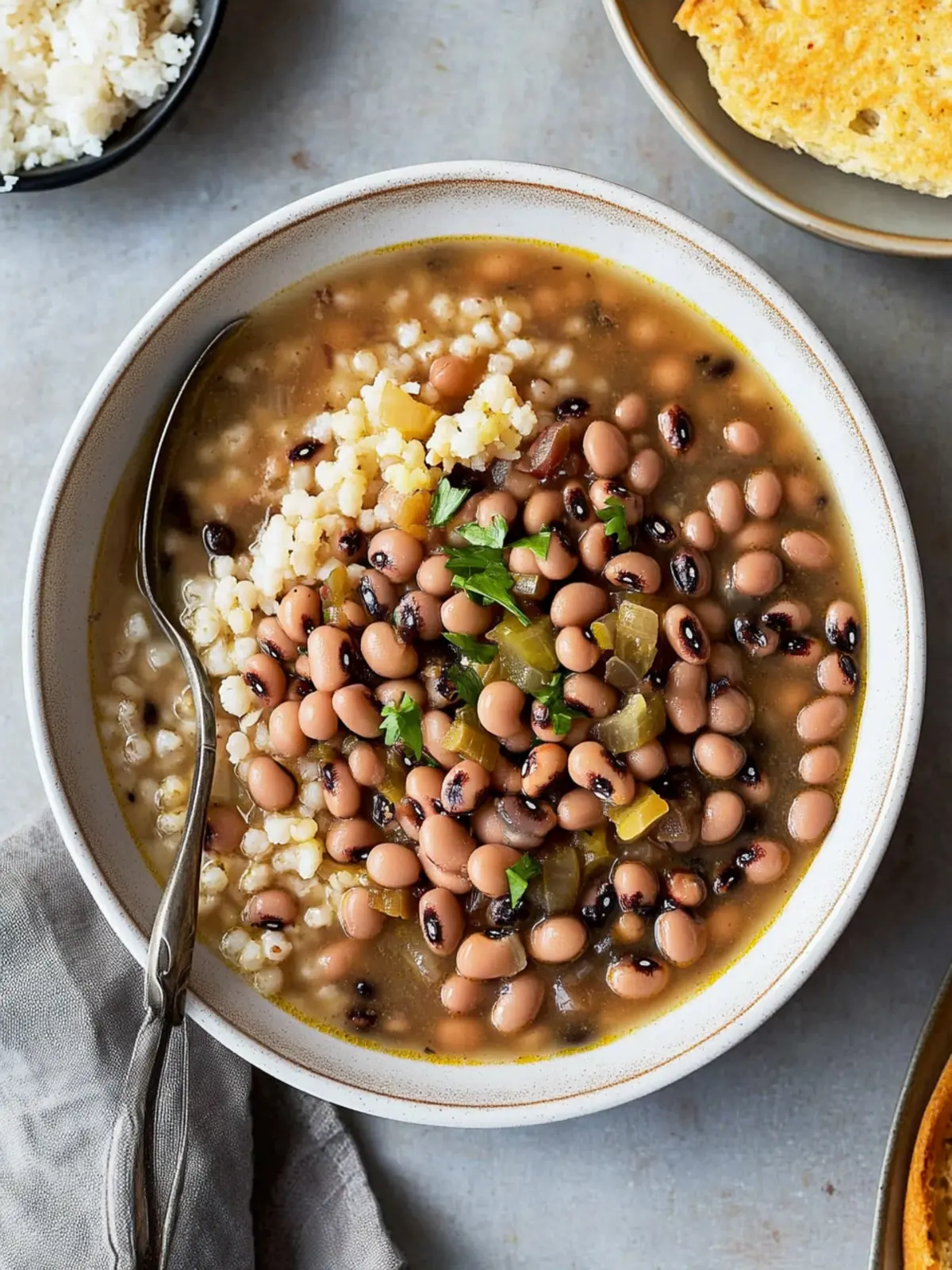 Soulful Black Eyed Peas with Smoky Flavor for Good Luck 2 Black Eyed Peas