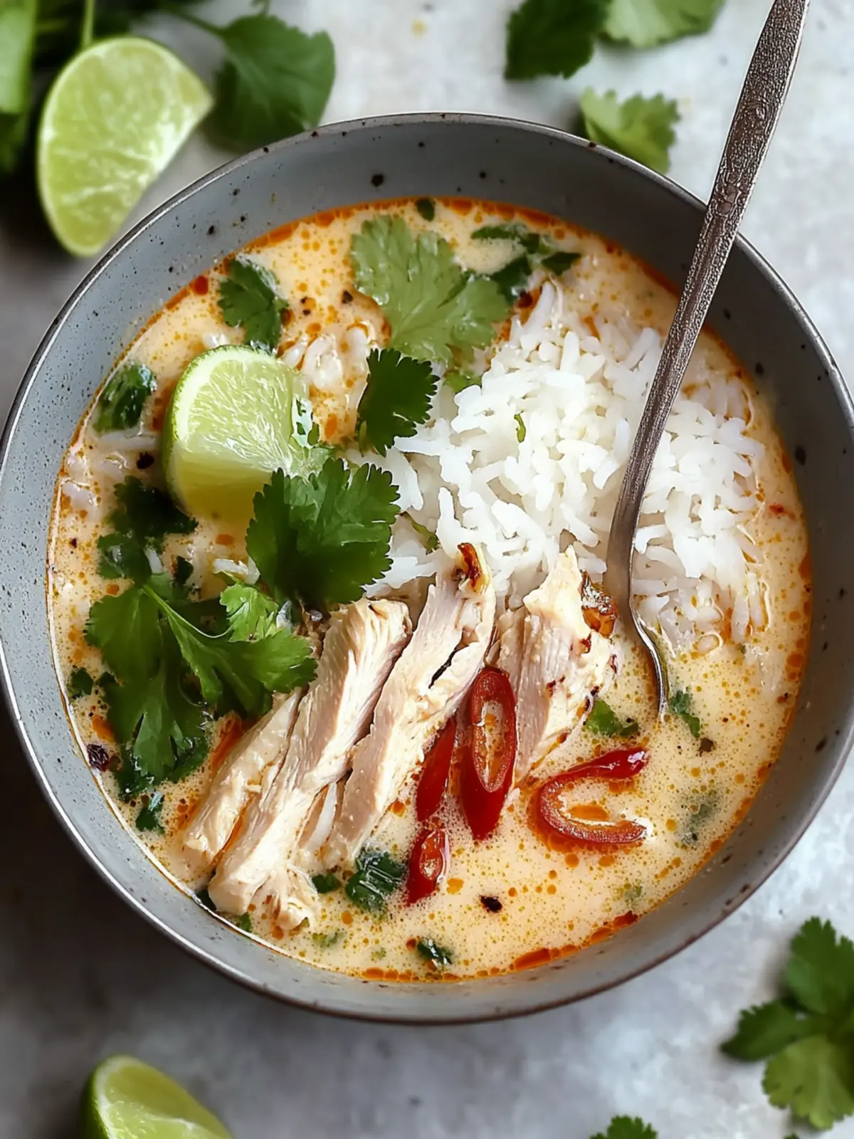 Coconut Chicken Brothy Rice: A Cozy Comfort Food Delight 2 Coconut Chicken Brothy Rice