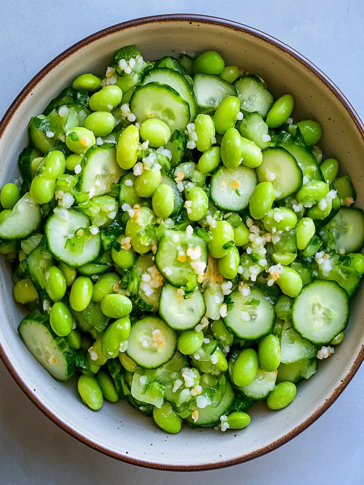 Crisp Cucumber Edamame Salad: Your Summer Refreshment Solution 2 Cucumber Edamame Salad
