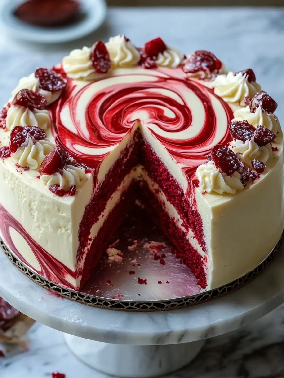 Decadent Red Velvet Cheesecake Swirl Cake You’ll Adore 5 Red Velvet Cheesecake Swirl Cake