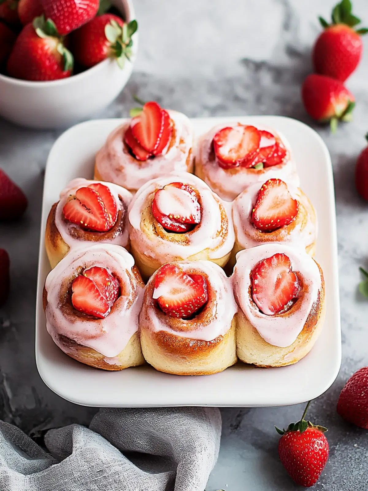 Heavenly Strawberry Cinnamon Rolls You’ll Crave Daily 3 Strawberry Cinnamon Rolls