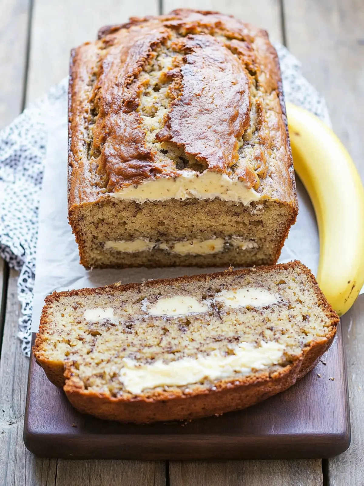 Cream Cheese-Filled Banana Bread That Will Change Your Mornings 3 Cream Cheese-Filled Banana Bread