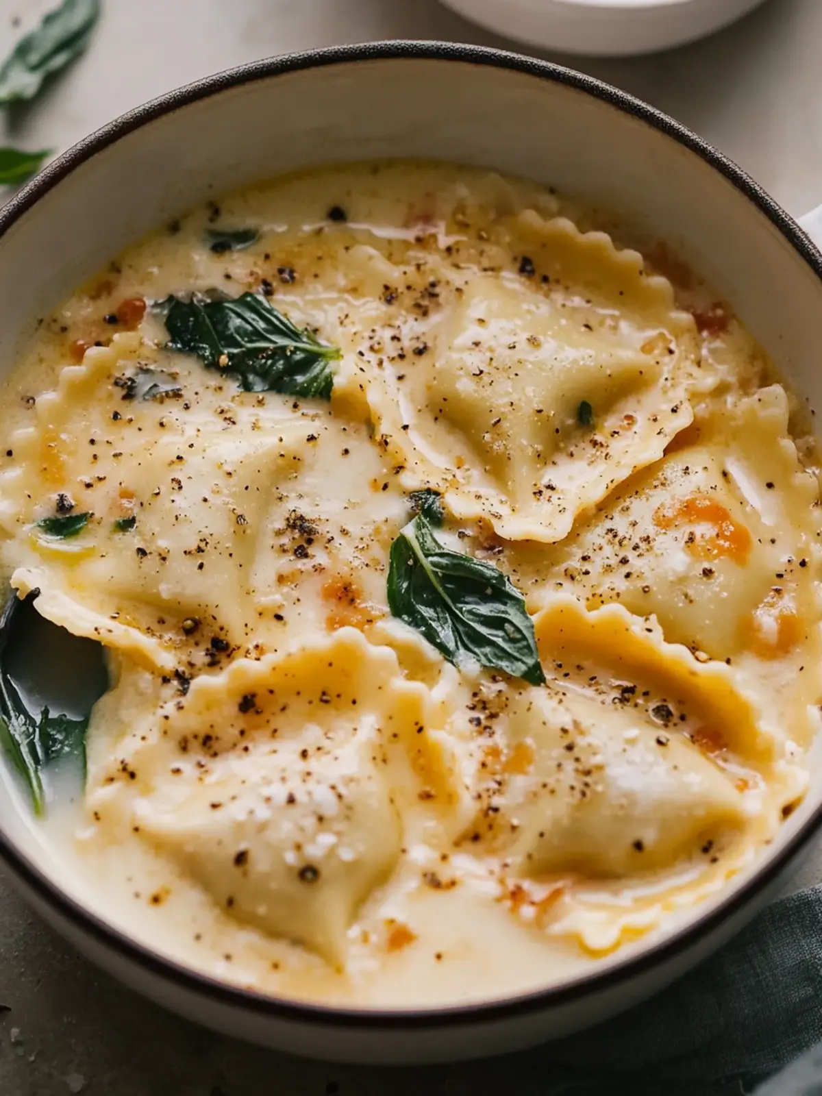 Creamy Tuscan Ravioli Soup: Your Cozy Weeknight Comfort 4 Tuscan Ravioli Soup