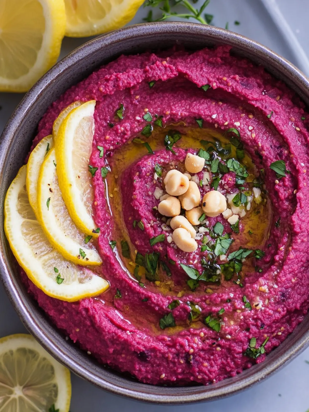 Vibrant Lemon Beet Hummus: A Healthy Dip You'll Love 3 Lemon Beet Hummus