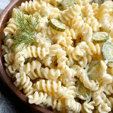 Dill Pickle Pasta Salad That Will Wow Your Summer BBQ Guests 10 Dill Pickle Pasta Salad