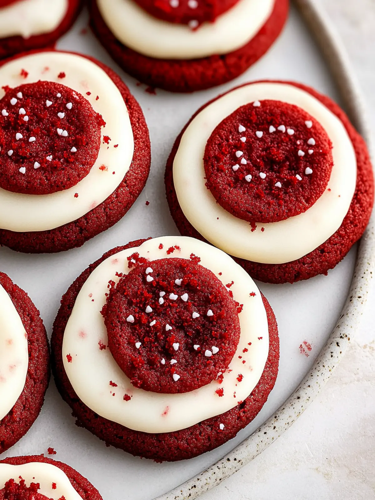 Delicious Red Velvet Cookies with Creamy Frosting to Wow Friends 3 Red Velvet Cookies