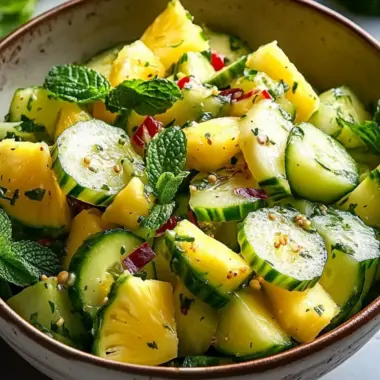 Pineapple Cucumber Salad: A Refreshing Summer Delight 10 Pineapple Cucumber Salad