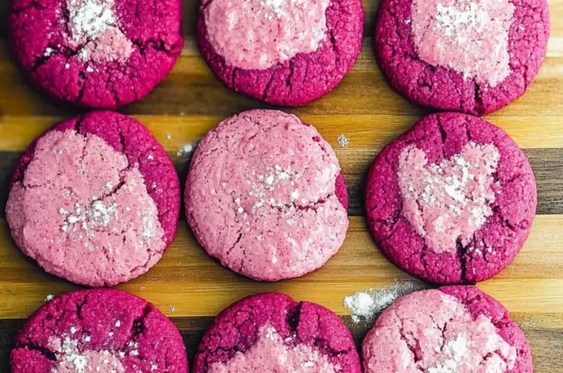 Rose & Beet Pink Cookies
