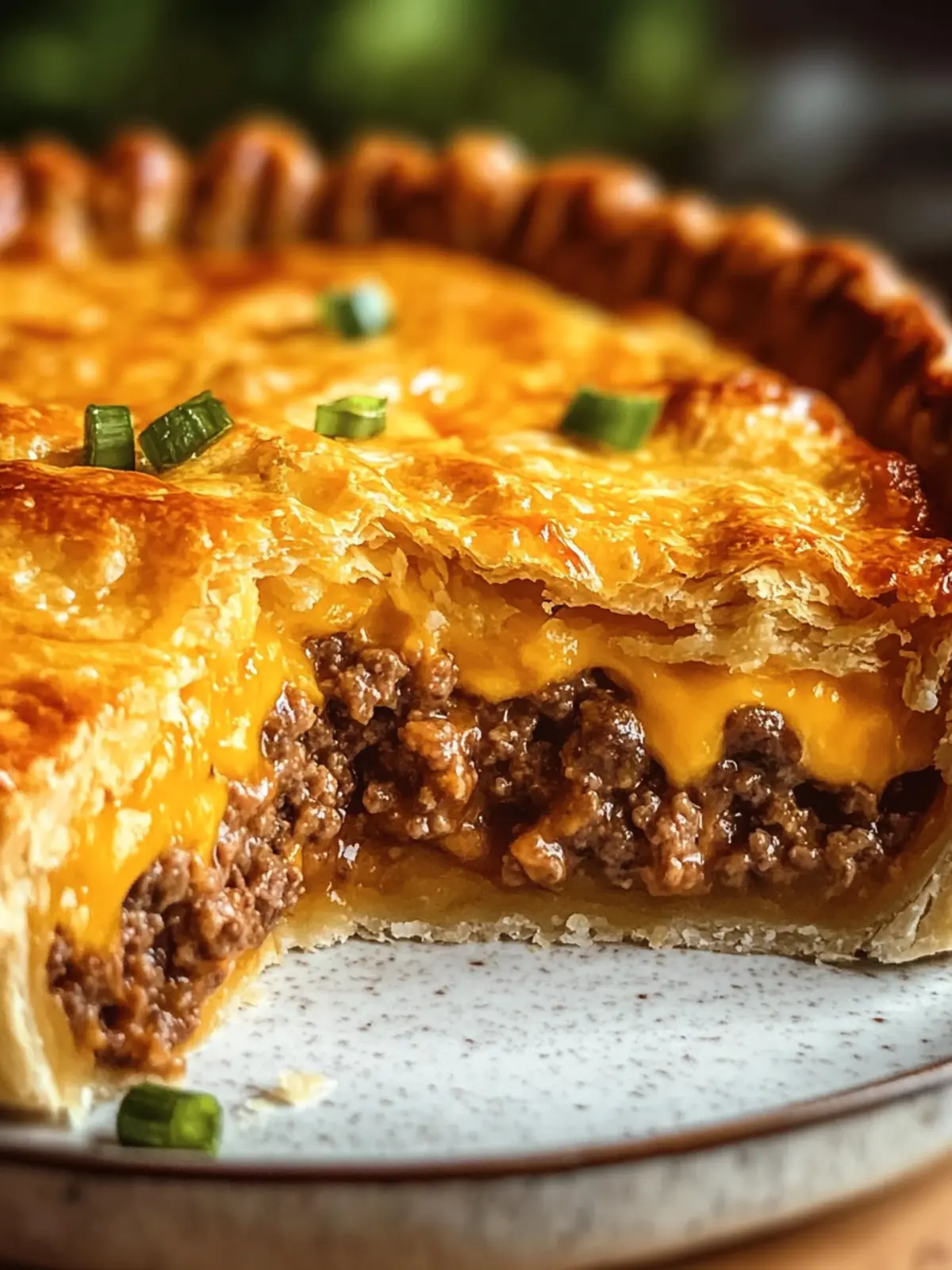 Savor the Comfort of Homemade Cheeseburger Pie Bliss 3 Homemade Cheeseburger Pie