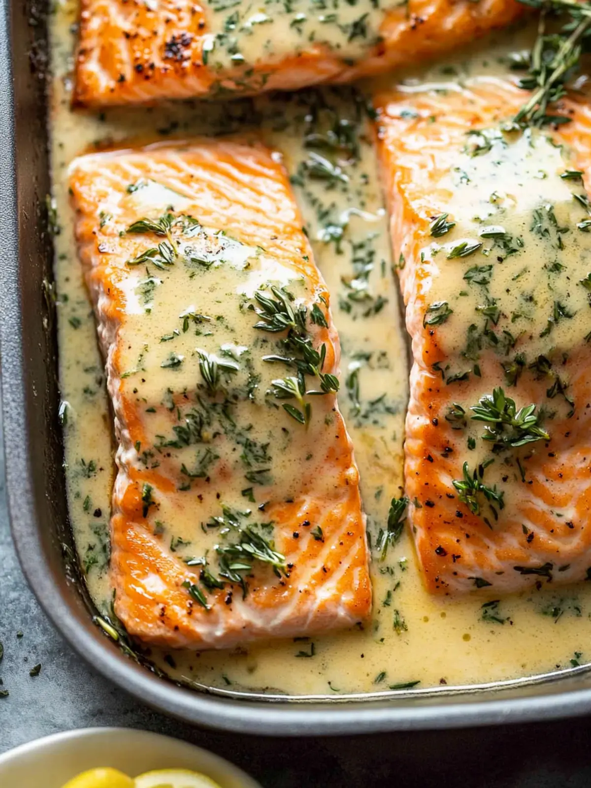 Creamy Salmon with Herb Sauce Ready in Just 15 Minutes 4 Salmon with Herb