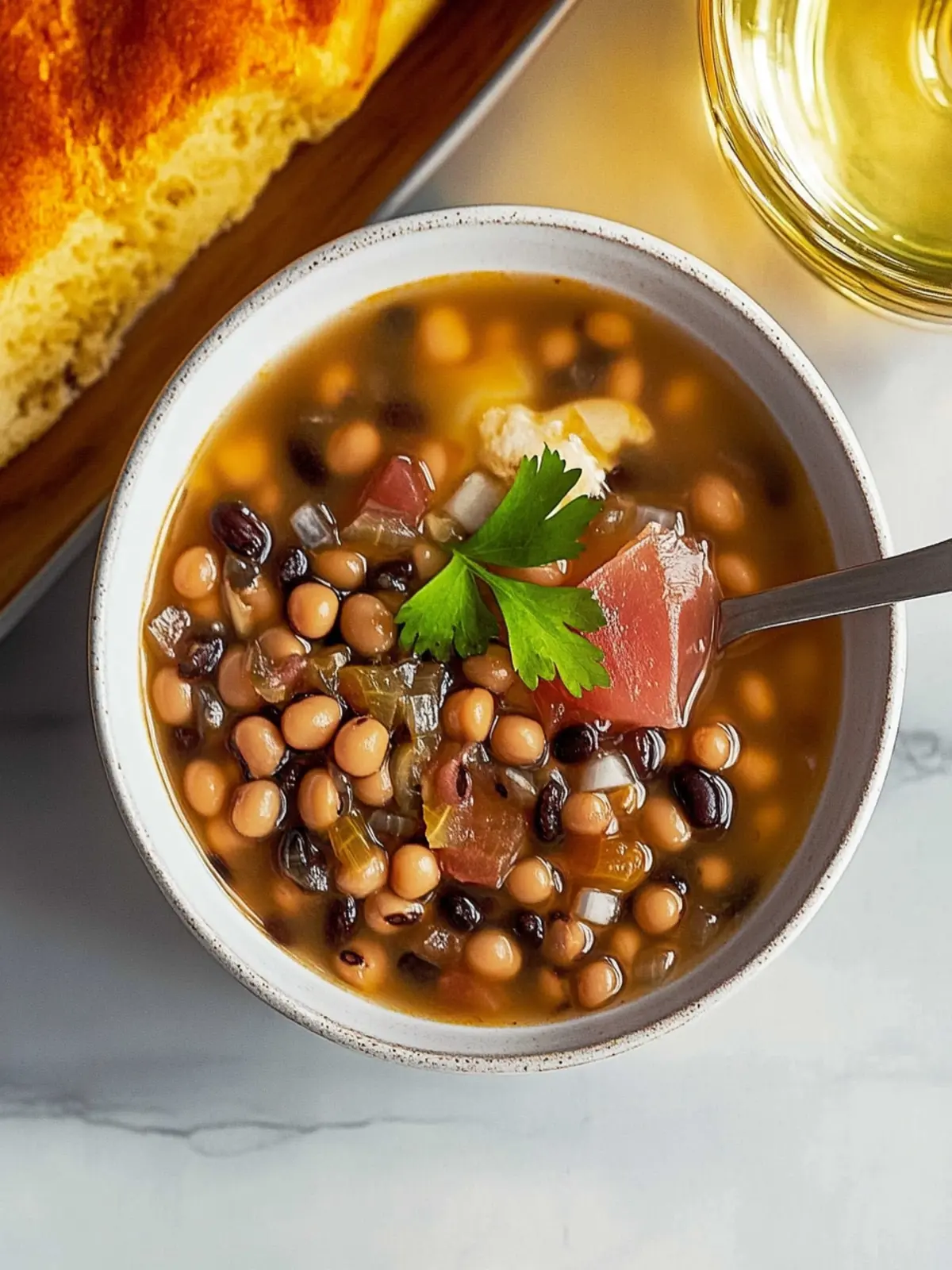 Soulful Black Eyed Peas with Smoky Flavor for Good Luck 4 Black Eyed Peas