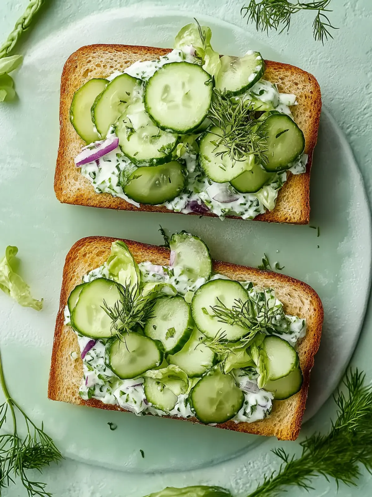Crispy Cucumber Salad Sandwiches for Your Fresh Lunch Fix 3 Cucumber Salad Sandwiches