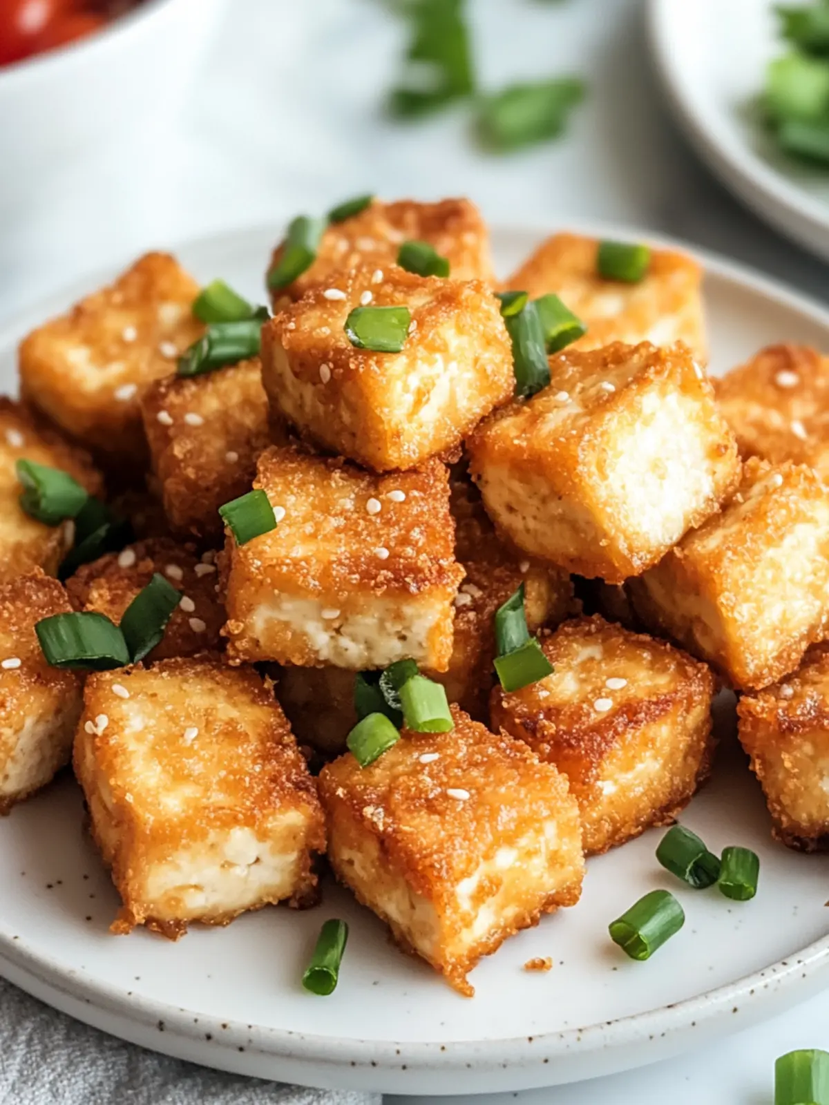 Crispy Tofu Bites: Irresistibly Crunchy and Flavor-Packed! 5 Crispy Tofu Bites