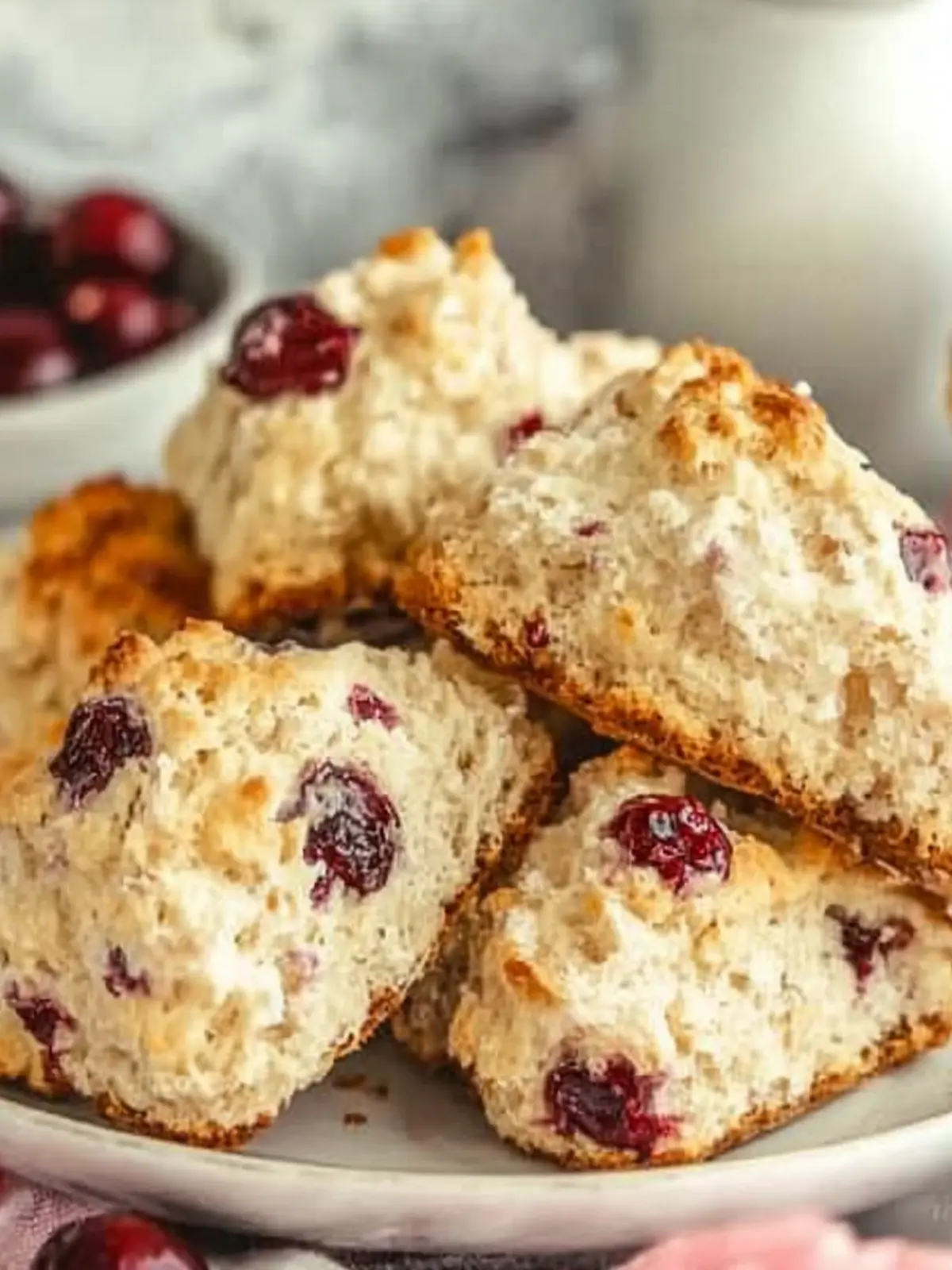 Flaky Cherry Scones that Bring Summer to Your Kitchen 2 Cherry Scones