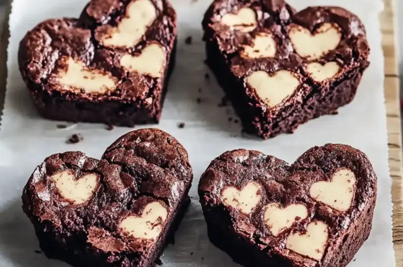 Heart Shaped Brownies
