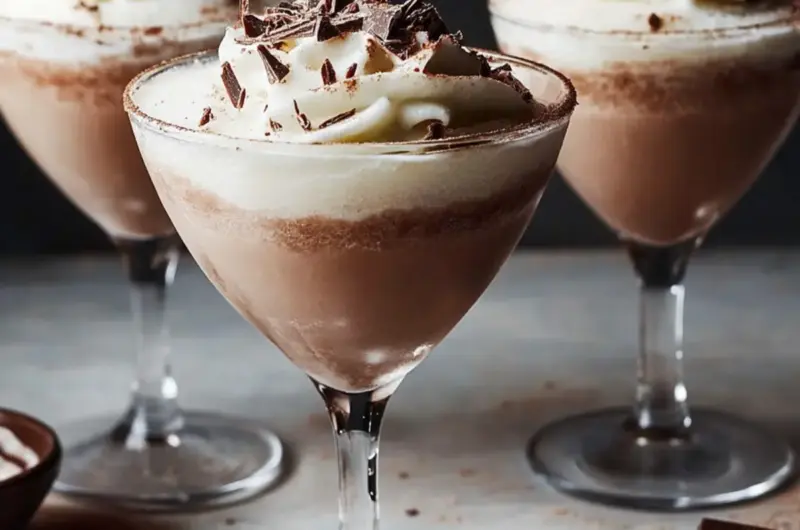 Frozen Hot Chocolate Martini