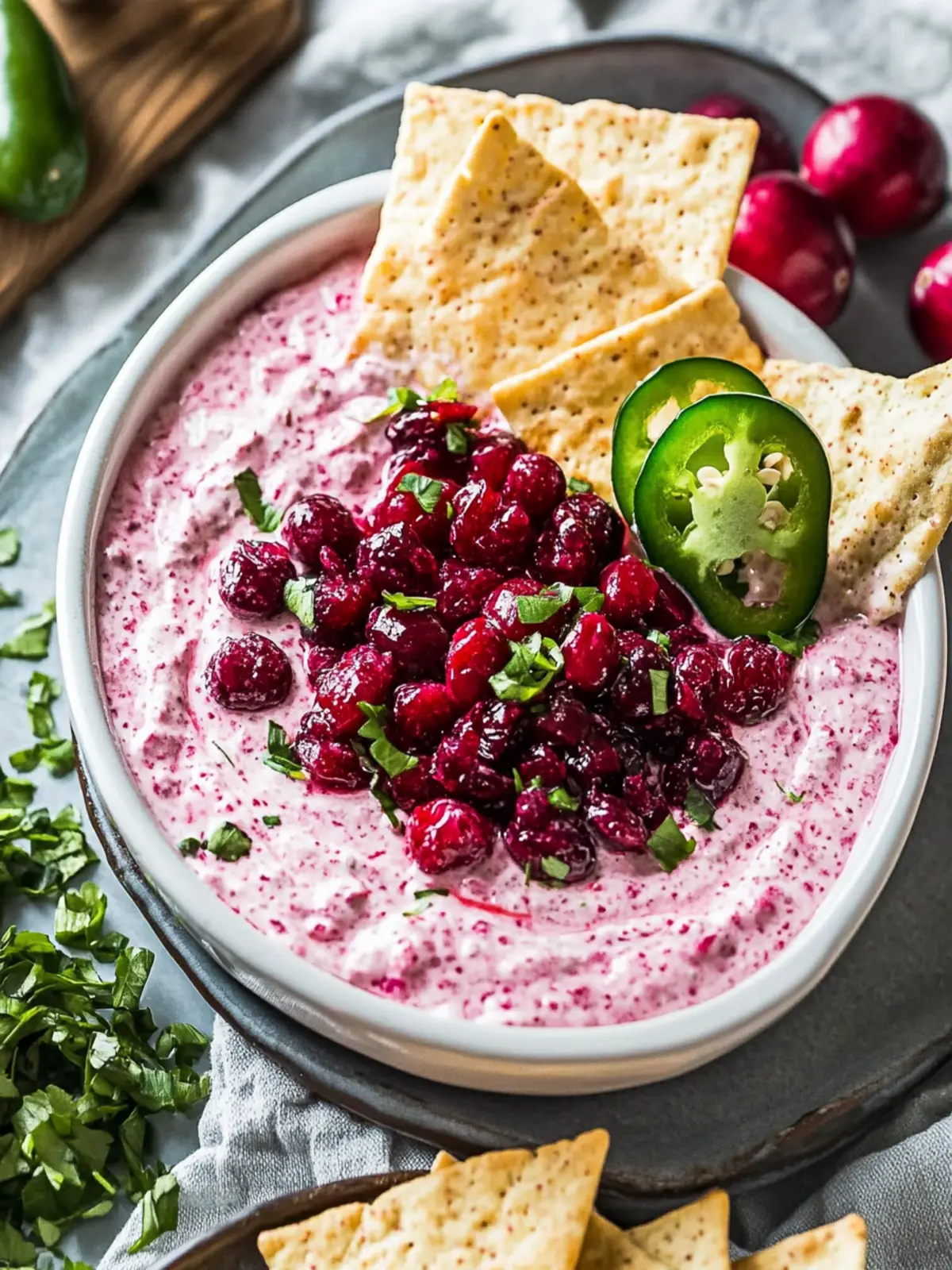 Creamy Cranberry Jalapeño Dip - A Festive Must-Try Appetizer 4 Creamy Cranberry Jalapeno Dip