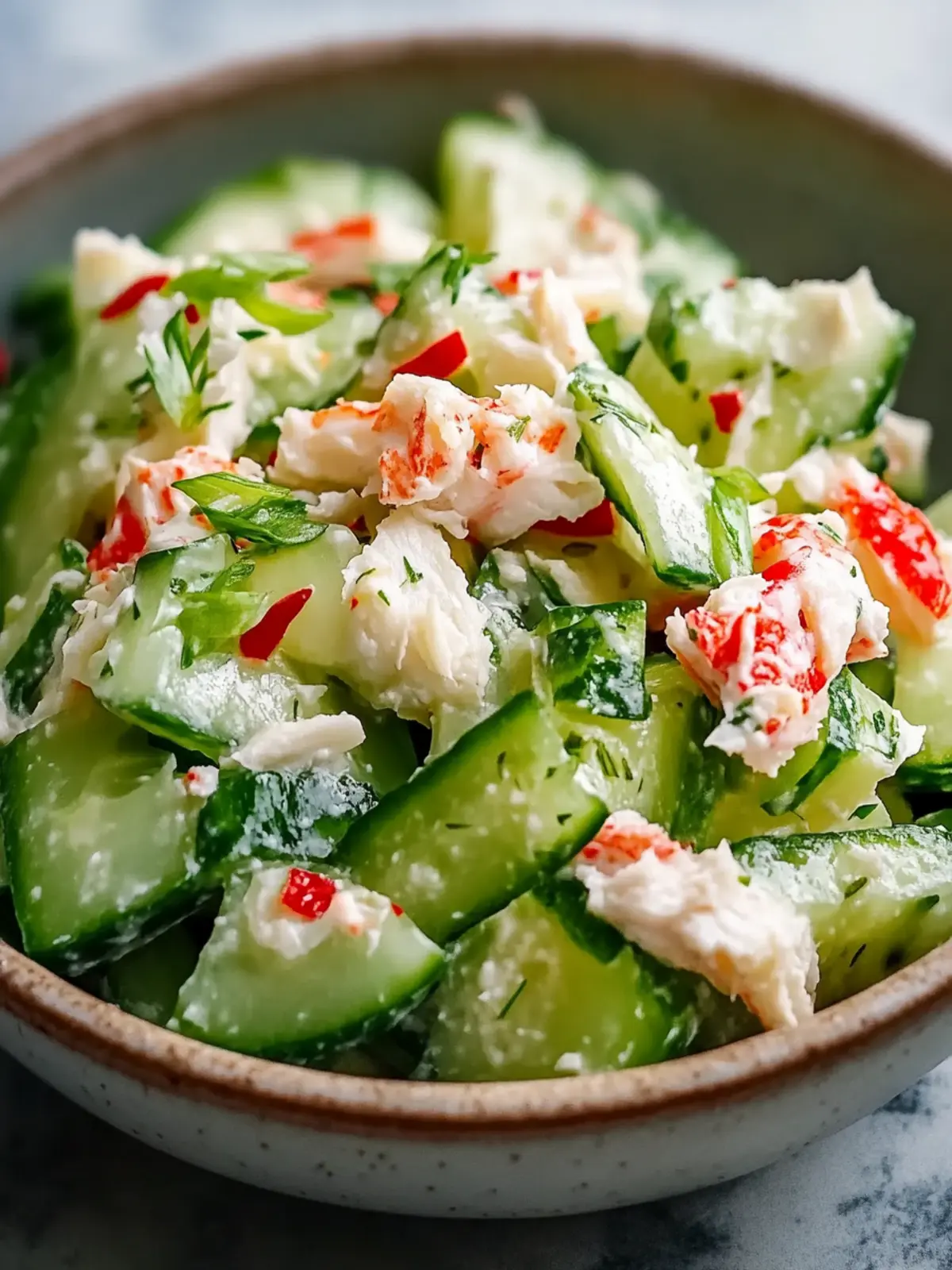 Cucumber Salad with Crab Meat: The Ultimate Summer Refreshment 5 Cucumber Salad with Crab Meat