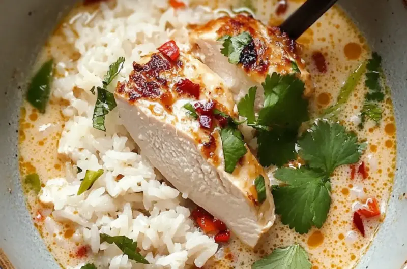 Coconut Chicken Brothy Rice