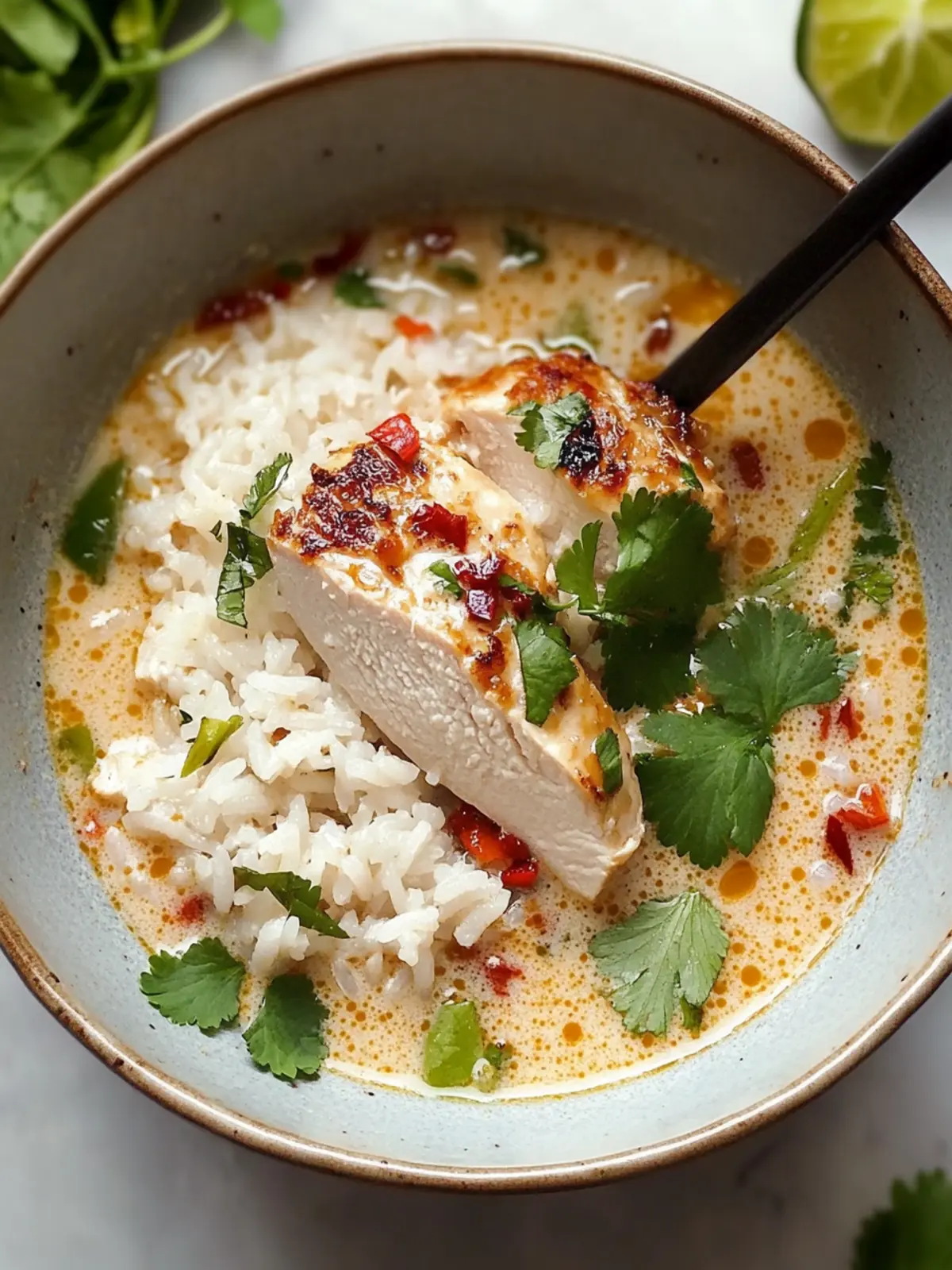 Coconut Chicken Brothy Rice: A Cozy Comfort Food Delight 5 Coconut Chicken Brothy Rice