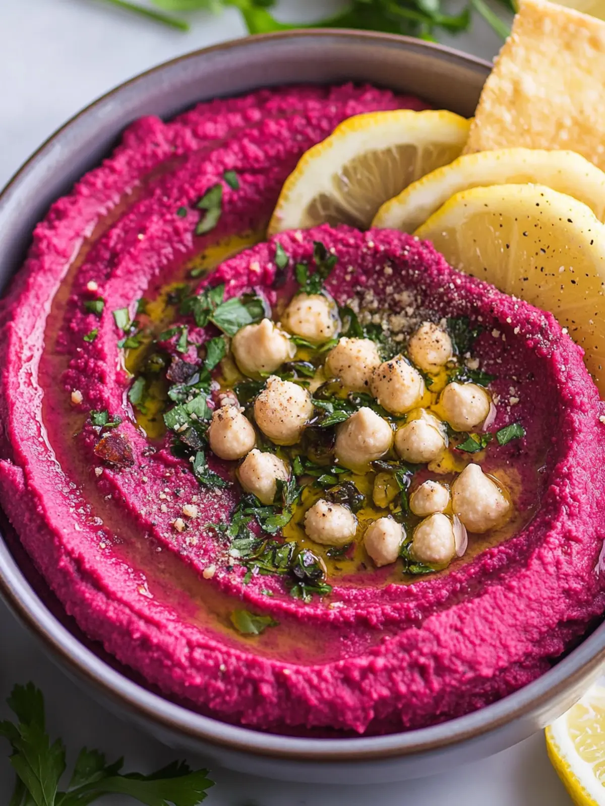 Vibrant Lemon Beet Hummus: A Healthy Dip You'll Love 5 Lemon Beet Hummus