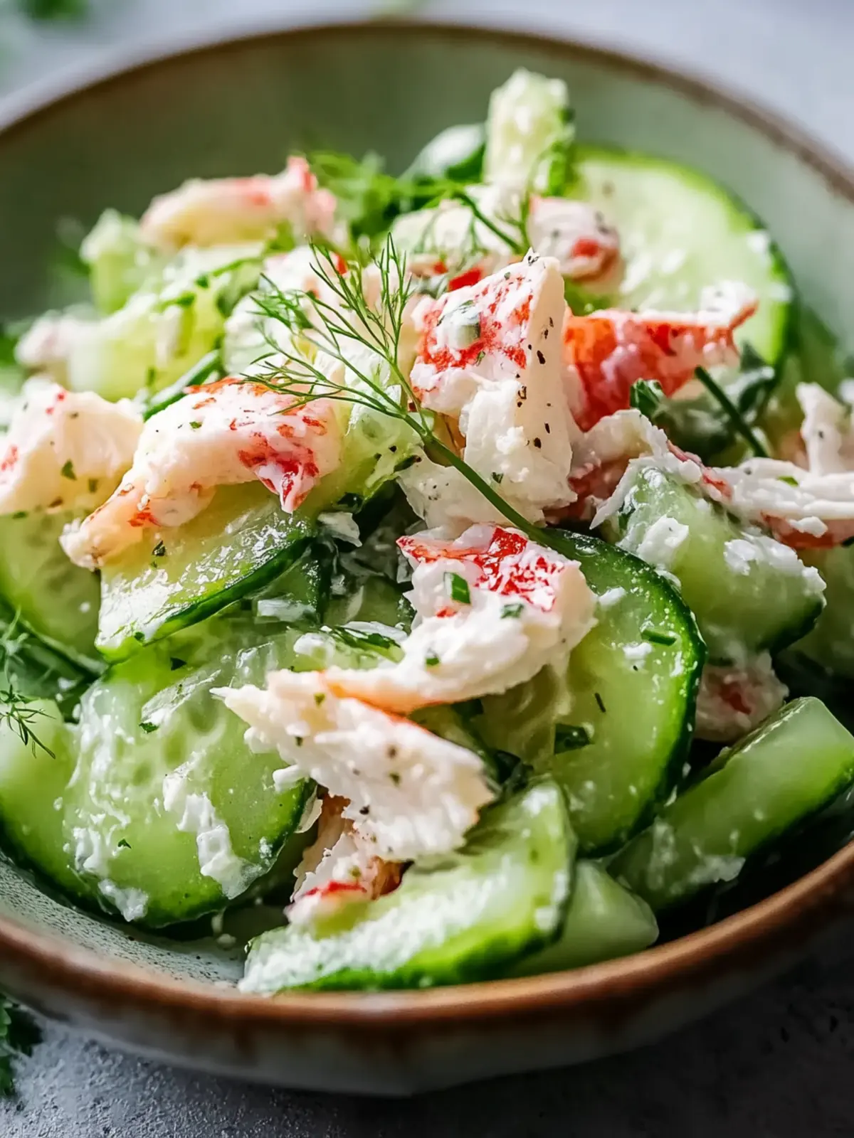 Cucumber Salad with Crab Meat: The Ultimate Summer Refreshment 3 Cucumber Salad with Crab Meat