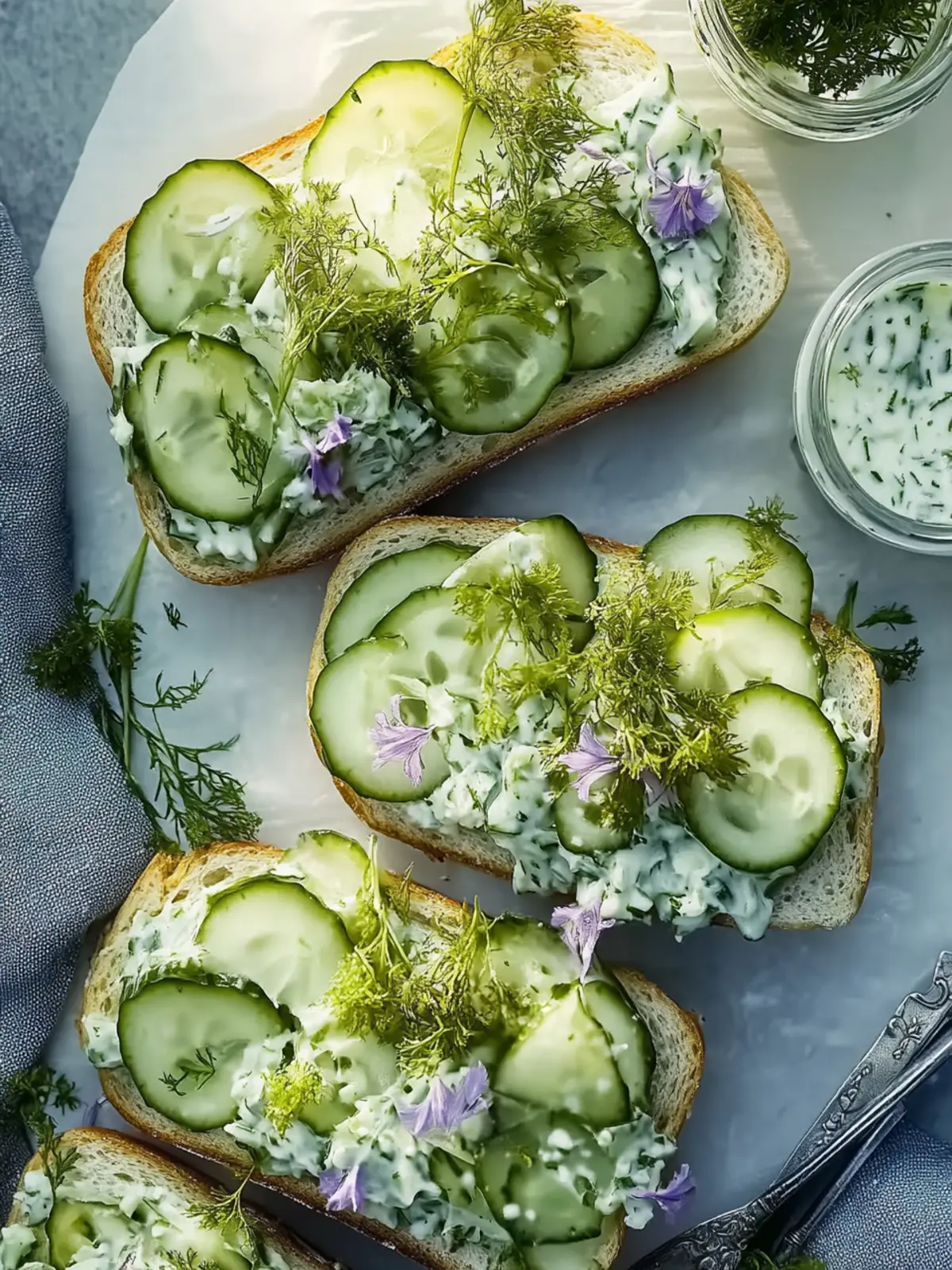 Crispy Cucumber Salad Sandwiches for Your Fresh Lunch Fix 2 Cucumber Salad Sandwiches