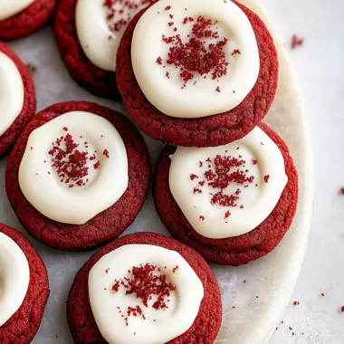 Delicious Red Velvet Cookies with Creamy Frosting to Wow Friends 9 Red Velvet Cookies