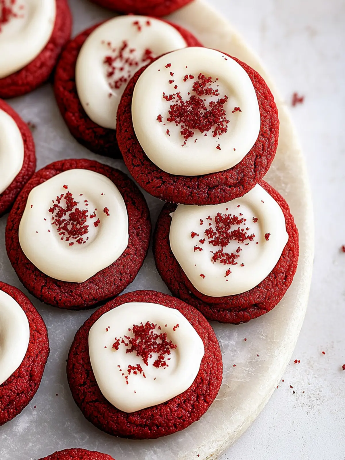 Delicious Red Velvet Cookies with Creamy Frosting to Wow Friends 5 Red Velvet Cookies