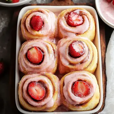 Heavenly Strawberry Cinnamon Rolls You’ll Crave Daily 10 Strawberry Cinnamon Rolls