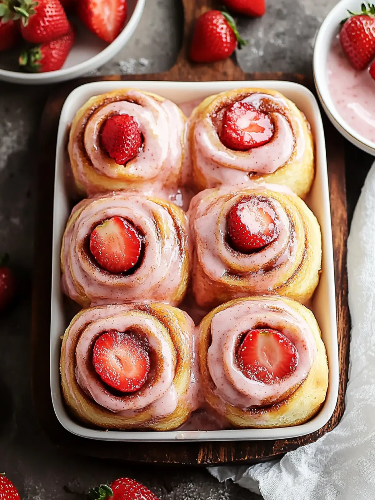 Heavenly Strawberry Cinnamon Rolls You’ll Crave Daily 5 Strawberry Cinnamon Rolls