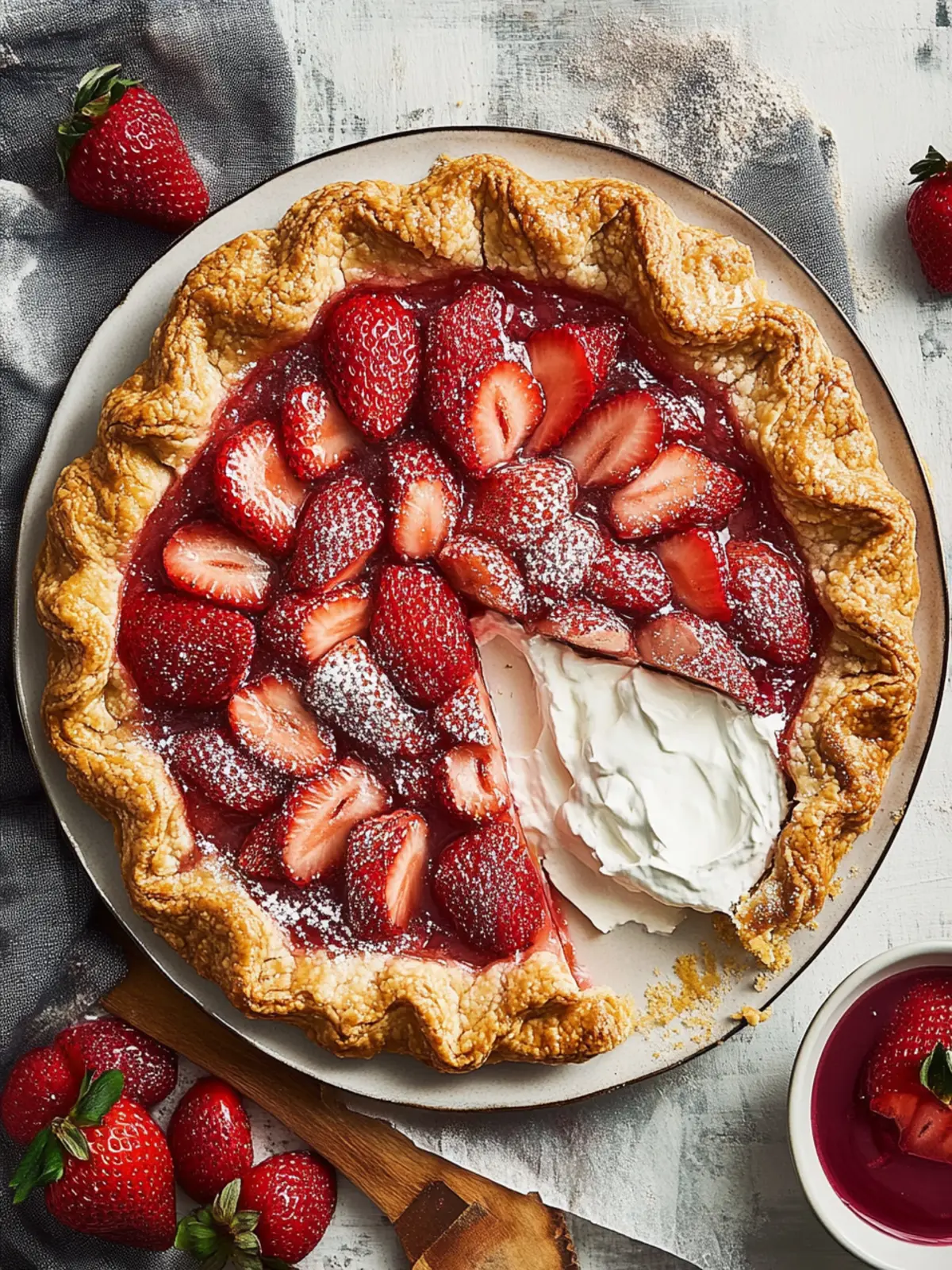 Delicious Strawberry Galette: A Simple Homemade Delight 5 Strawberry Galette