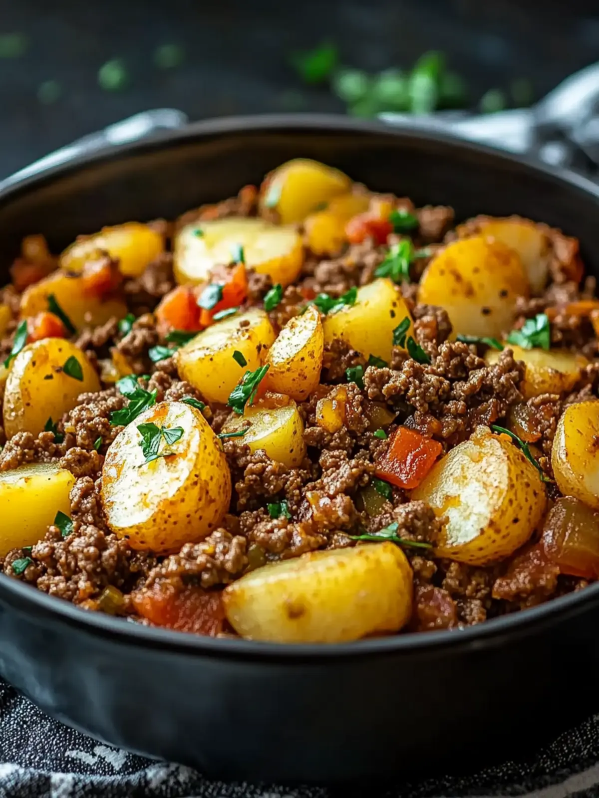 Ground Beef and Potatoes Skillet: Comfort Food Done Right! 4 Ground Beef and Potatoes