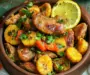 Fried Plantains and Poulet DG: A Tasty Home-Cooked Delight