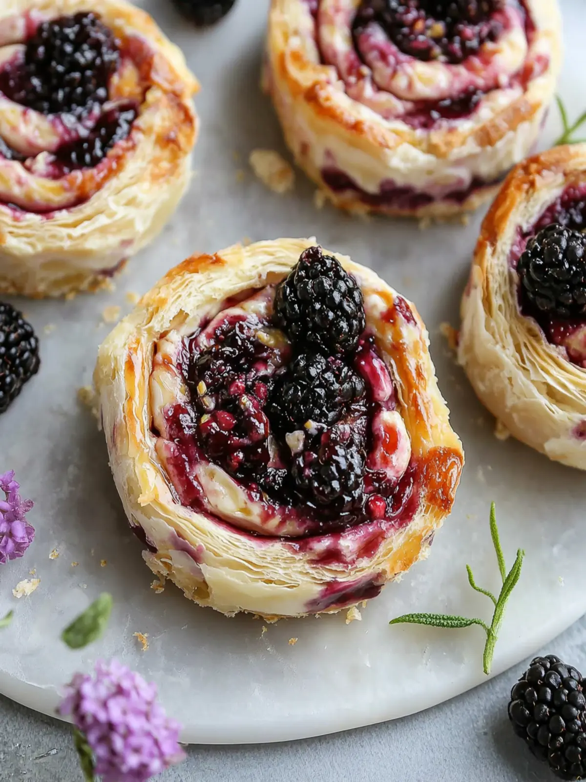 Irresistible Blackberry Brie Pinwheel Appetizers You'll Love 3 Blackberry Brie Pinwheel