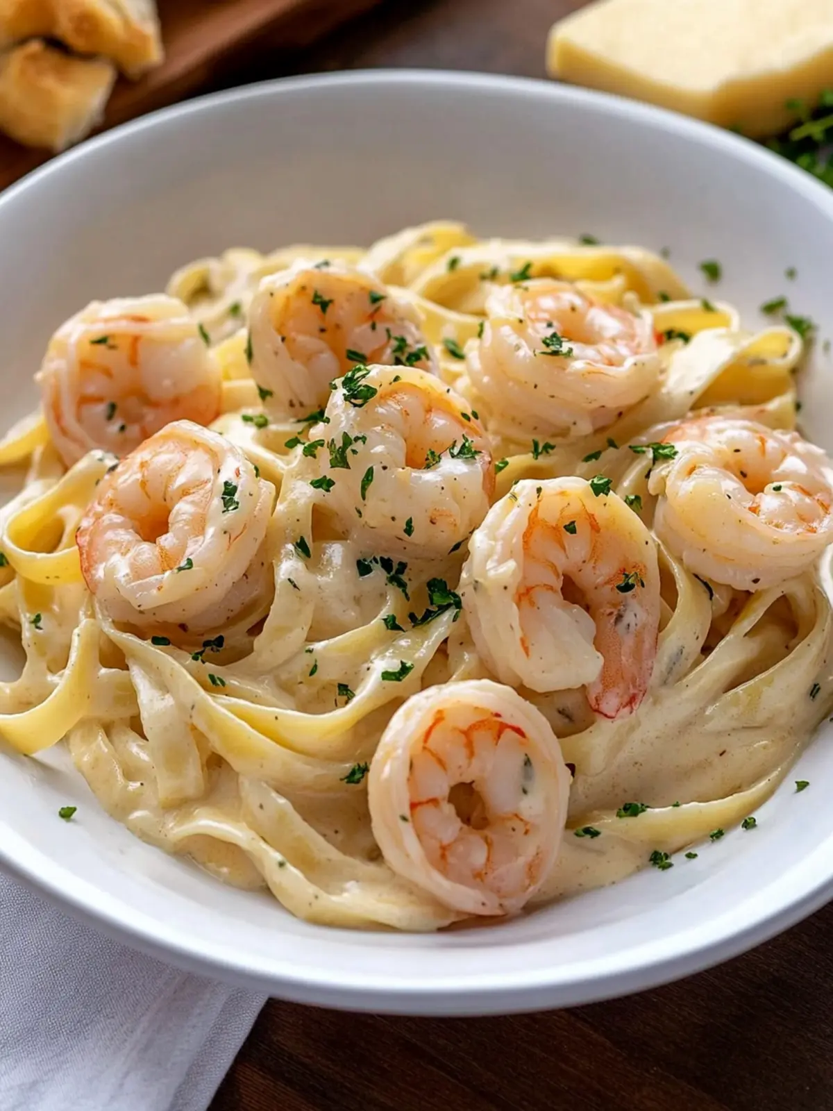 Savory Fettuccine Alfredo With Shrimp You'll Crave Daily 2 Fettuccine Alfredo With Shrimp